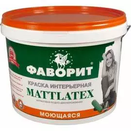 Интерьерная краска фаворит вдак-20ис mattlatex супербелая евроведро 15 кг 3529