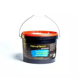 Интерьерная краска novatech interior для стен и потолков 3 кг. 000000309