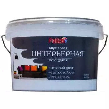 Интерьерная моющаяся акриловая краска Palizh №311 11605602