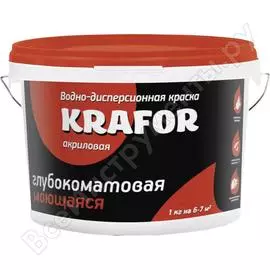 Интерьерная моющаяся краска KRAFOR 26953