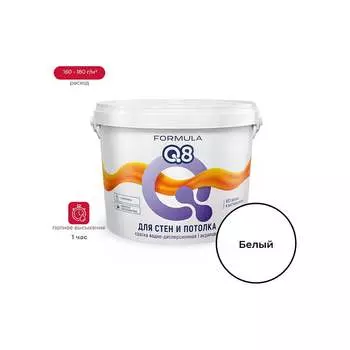 Интерьерная водно-дисперсионная краска ПРЕСТИЖ Formula Q8 50113