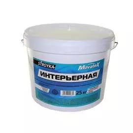 Интерьерная водоэмульсионная краска Movatex Stroyka Т31716