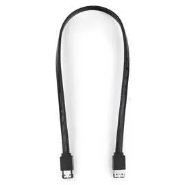 Интерфейсный кабель cablexpert esata-esata, 7pin/7pin, 50см, пакет cc-esata-data
