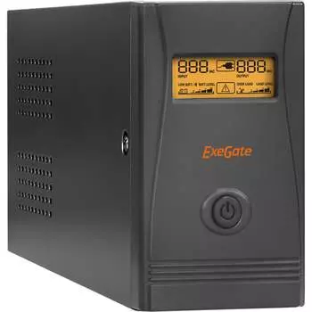 Источник бесперебойного питания ExeGate Power Smart ULB-650.LCD.AVR.EURO 285568