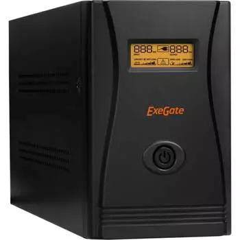 Источник бесперебойного питания ExeGate SpecialPro.Smart.LLB-1500.LCD.AVR.C13.RJ.USB.1500VA/950W 285500