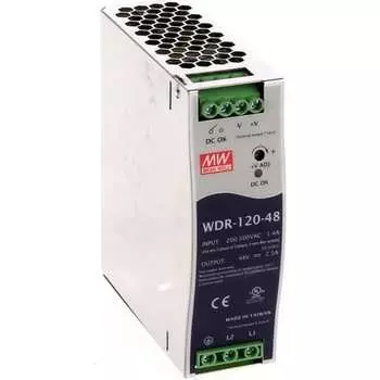 Источник питания ac/dc Mean Well WDR-120-48 Т00297183