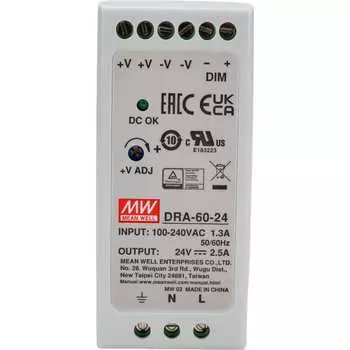 Источник питания Mean Well DRA-60-24 Т02280815