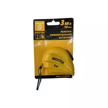 Измерительная рулетка MOSTEK Autostop 5113016