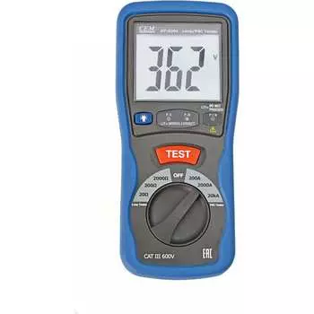 Измеритель R петли фаза-нуль и тока короткого замыкания СЕМ DT-5301 481899