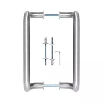 Изогнутая дверная ручка-скоба Doorlock DL PHS03/25/350 SS 73650