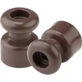 Изолятор для витых проводов BYLECTRICA РЕТРО ЮЛИГ.757522.014 шоколад