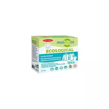 Экологичный стиральный порошок для стирки белого белья, MOLECOLA 4603725629066