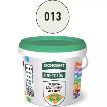 Эластичная цементная затирка для заполнения и защиты межплиточных швов шириной 1-10 мм Основит ПЛИТСЭЙВ XC6 E жасмин 013 77947