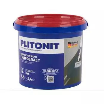 Эластичная гидроизоляционная мастика PLITONIT ГидроЭласт - 1,5 Н007018