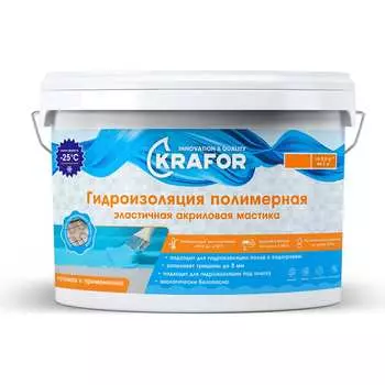 Эластичная полимерная гидроизоляция KRAFOR 256711