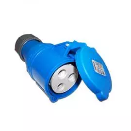 Электрическая кабельная розетка LANMASTER LAN-IEC-309-32A1P/F