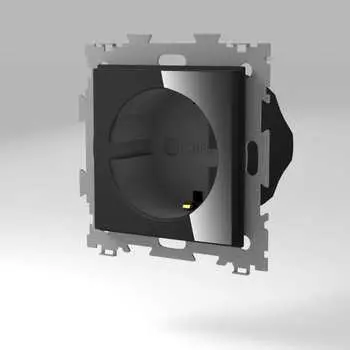 Электрическая розетка CGSS Эстетика GL-W160A-BCG