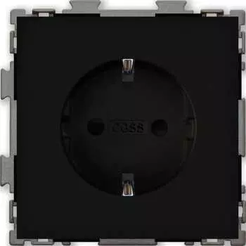 Электрическая розетка CGSS Практика PL-W160A-BCM