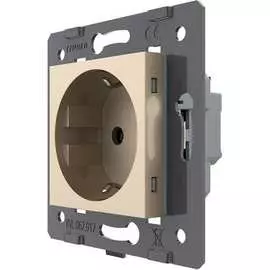 Электрическая розетка LIVOLO VL-FCTC16A-2APS01