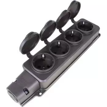 Электрическая розетка RUICHI РТ-001-4 115562