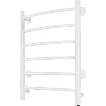 Электрический полотенцесушитель Aris ребро 400x600 белый 6 перекладин ПСК-10-52б