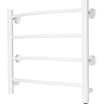 Электрический полотенцесушитель Aris ребро 500x500 белый 4 перекладин ПСК-10-51б