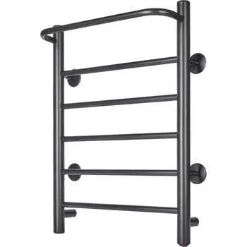 Электрический полотенцесушитель Aris оазис 400x600 черный 6 перекладин ПСК-09-51ч