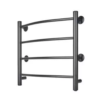 Электрический полотенцесушитель Aris ребро 500x500 черный 4 перекладин ПСК-10-51ч