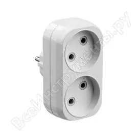 Электрический разветвитель stayer maxelectro 2 гнезда 10а/220в 55087-2