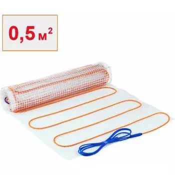 Электрический теплый пол под плитку ТеплоСофт 0575/2