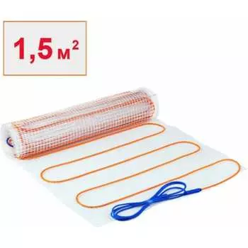 Электрический теплый пол под плитку ТеплоСофт 15225/2