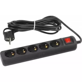 Электрический удлинитель ЭРА UX5es5mB Б0057732