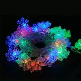 Электрогирлянда Волшебная страна Снежинки SF-100-5-MC 101576