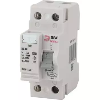 Электронное устройство защитного отключения ЭРА SIMPLE ВД-40 Б0039262