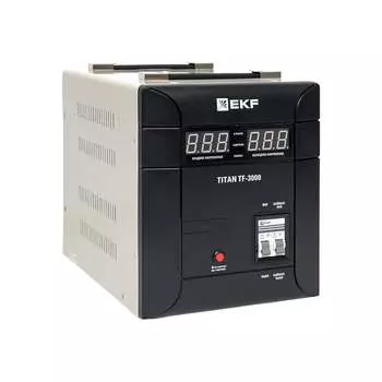 Электронный стабилизатор напряжения EKF TITAN -ТF-3000 stab-TF-3000