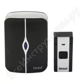 Электронный звонок Uniel UDB-093W-R1T1-36S-BL/WH UL-00006438
