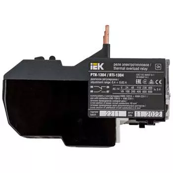 Электротепловое реле IEK РТИ DRT10-D004-C063