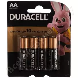 Батарейка Duracell LR6-4BL BASIC Б0026815