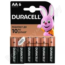 Батарейка Duracell LR6-6BL BASIC Б0014859
