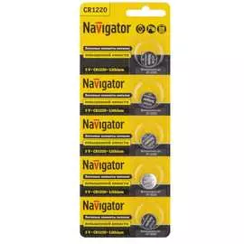 Элемент питания Navigator NBT-CR1220-BP5 94778