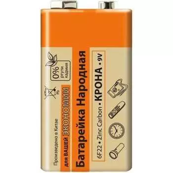 Элемент питания TDM Крона Народный SQ1702-0023