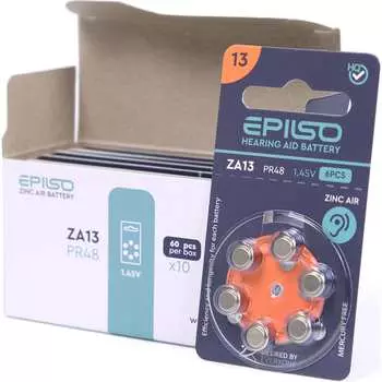 Элементы питания Epilso za13 EPB-ZA13-60pc