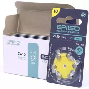 Элементы питания Epilso za10 EPB-ZA10-60pc