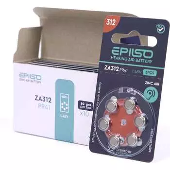 Элементы питания Epilso za312 EPB-ZA312-60pc