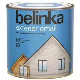 Эмаль для древесины belinka exterier email 2,5 л. белая 101 31381