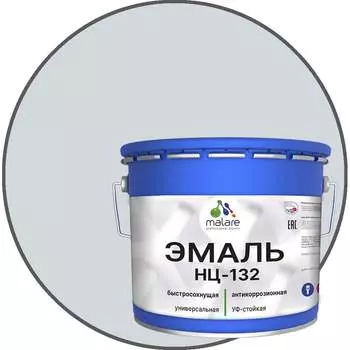 Эмаль для металла, по дереву, для минеральных поверхностей MALARE НЦ-132 2038070757218