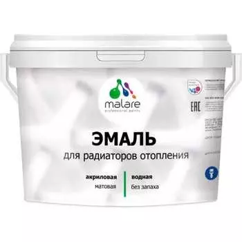Эмаль для радиаторов и батарей отопления MALARE 2036748349215