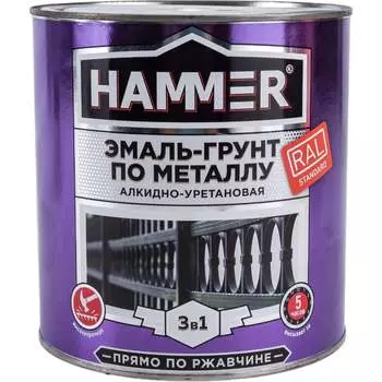 Эмаль-грунт по металлу Hammer ЭК000133631