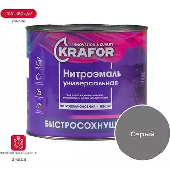 Эмаль KRAFOR НЦ-132 26490