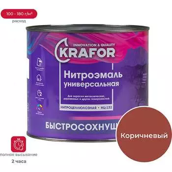 Эмаль KRAFOR НЦ-132 30248